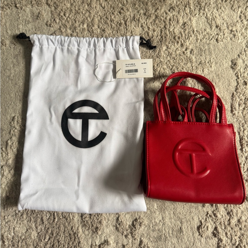 Telfar Mini Bag in Vibrant Red